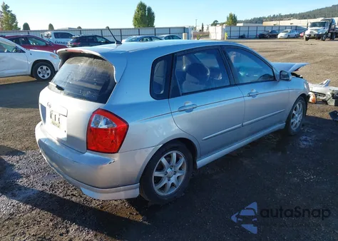 2006 Kia Spectra5 из США, поврежденный, VIN KNAFE162665345648